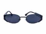 Nepspecs Black Oval Sunglass Unisex