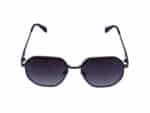 Black Hexagonal Full Rim Sunglass Unisex