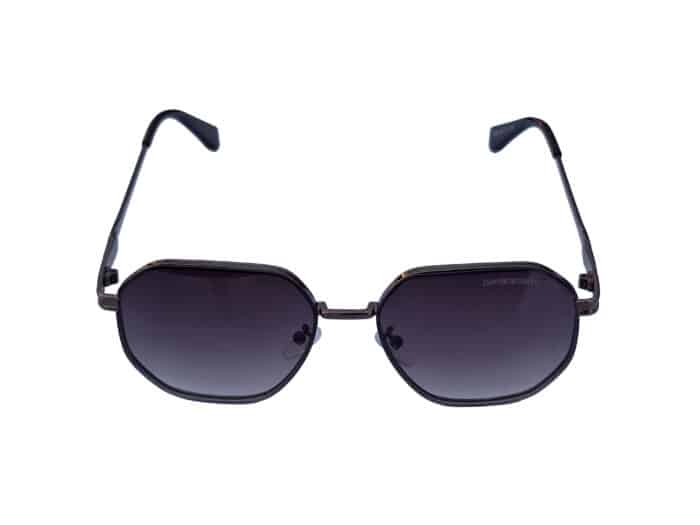 Black Hexagonal Full Rim Sunglass Unisex - Image 1