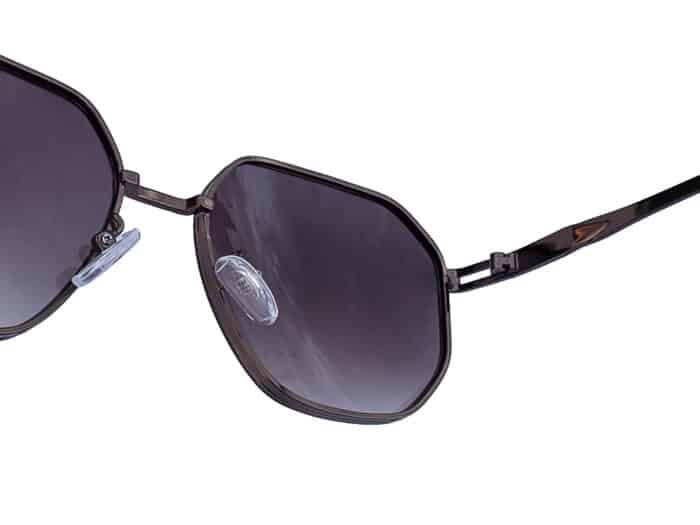 Black Hexagonal Full Rim Sunglass Unisex - Image 4