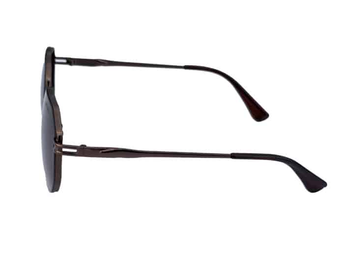 Black Hexagonal Full Rim Sunglass Unisex - Image 2