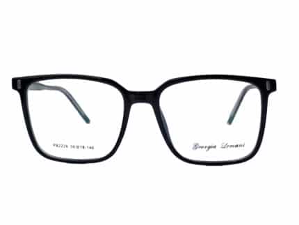 Black Square Unisex Eyeglass