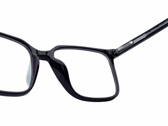 Black Square Unisex Eyeglass - Image 3