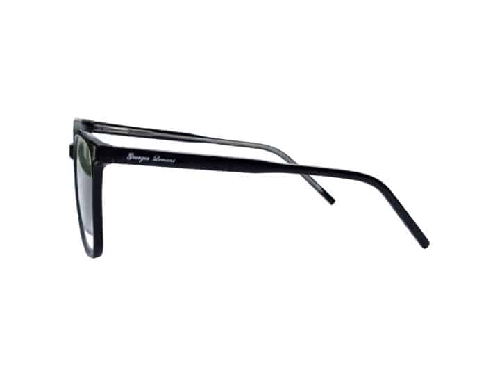 Black Square Unisex Eyeglass - Image 4