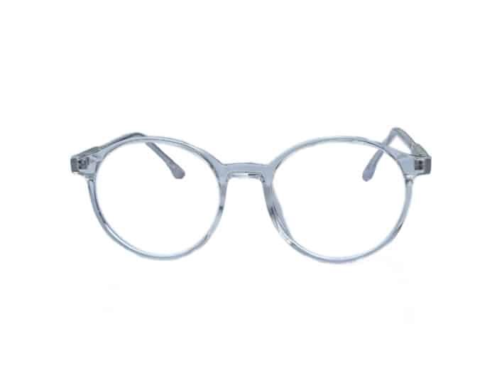 Light Blue Round Unisex Eyeglasses - Image 1