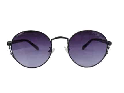 Black Oval Unisex Sunglass