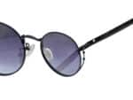 Black Oval Unisex Sunglass - Image 3