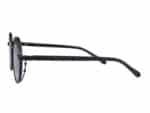 Black Oval Unisex Sunglass - Image 4