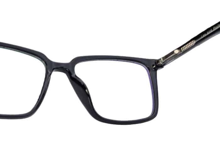 Black Square Unisex Eyeglass - Image 3