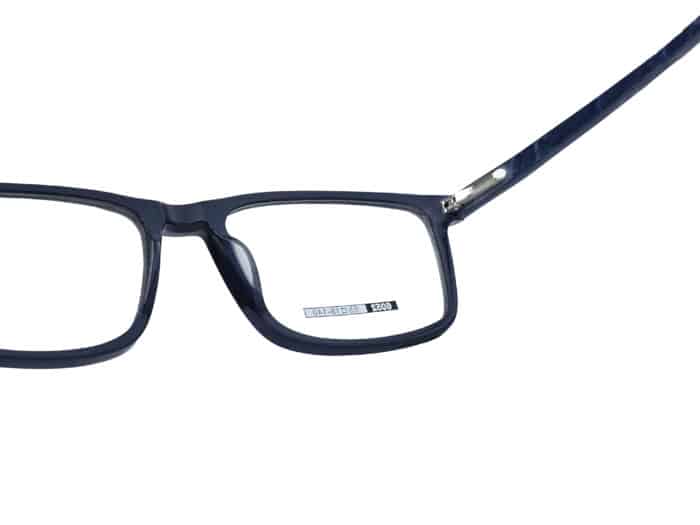 Blue Square Unisex Eyeglass - Image 3