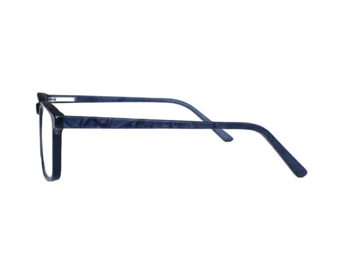 Blue Square Unisex Eyeglass - Image 4