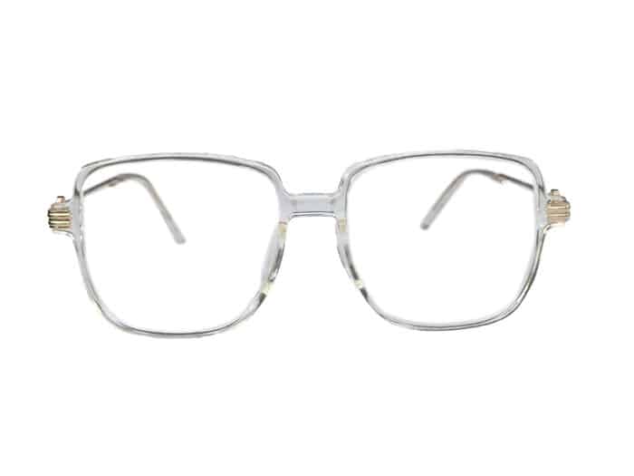 Transparent Square Unisex Eyeglass - Image 1