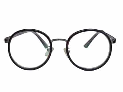 Dark Brown Oval  Unisex Eyeglass
