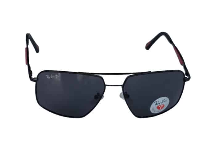 Black Pentagon Male Sunglasses - Image 1
