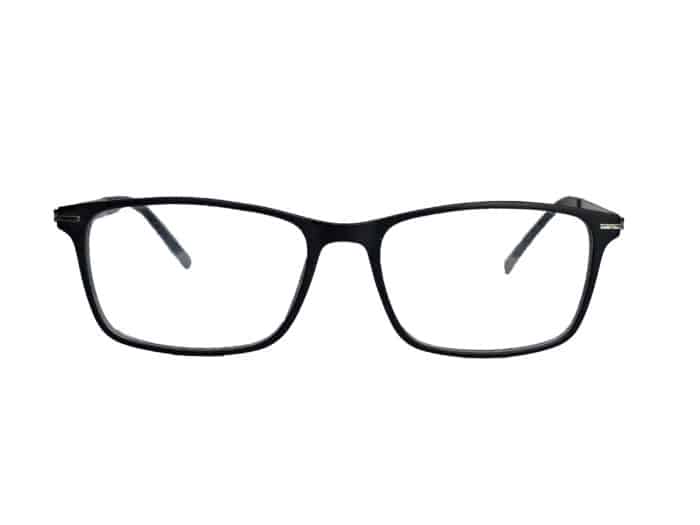 Black Rectangle Unisex Eyeglass - Image 1