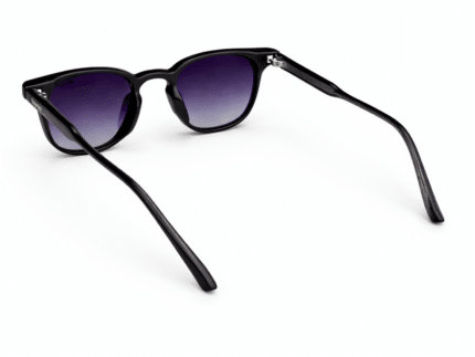 Modern black square Everest sunglasses with UV protection and fade purple lenses perfect for travel and outdoor use
