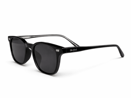 Premium Black Round Sunglasses for Men & Women | UV Protection | Stylish Modern Frame | Lightweight Designer Shades