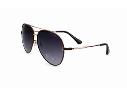 Classic Blue Gold Aviator UV400 Sunglasses