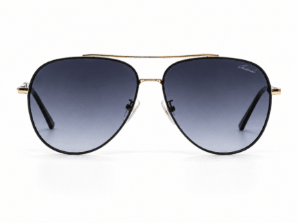 Classic Black & Gold Aviator UV400 Sunglasses