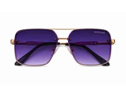 Premium Purple Gradient Square Sunglasses