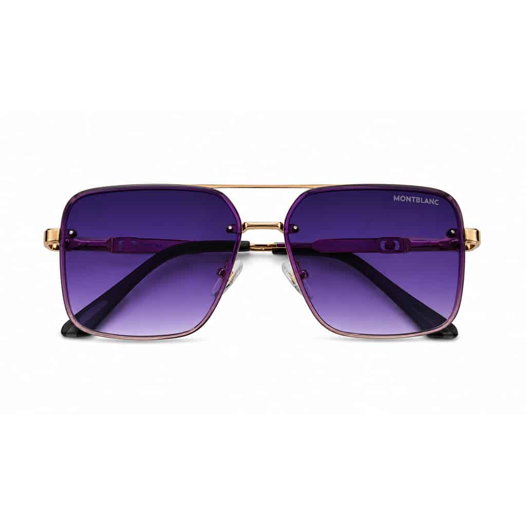montelac Premium Purple Gradient Square Sunglasses - Image 1